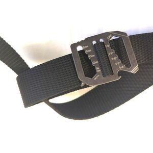 Bison Designs Kool Tool Belt Adult M Always Prepared Steel Buckle Black Webbing